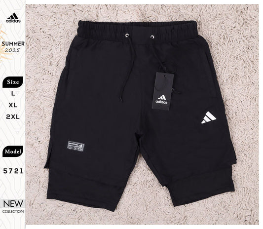 Adidas Men's Double-Layer Training Shorts